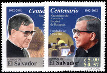 El Salvador 2002 Opus Dei unmounted mint.