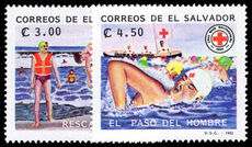 El Salvador 1992 Red Cross Lifeguards unmounted mint.