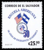 El Salvador 1997 American School unmounted mint.