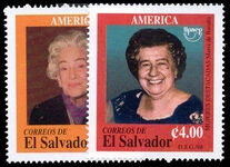El Salvador 1998 Famous Women unmounted mint.