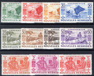 French New Hebrides 1953 set unmounted mint.