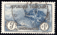 France 1926-27 5f+1f War Orphans fine used.