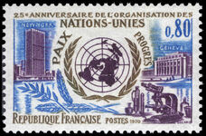 France 1970 25th Anniversary of United Nations unmounted mint.