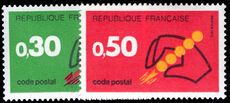 France 1972 Postal Code Campaign unmounted mint.
