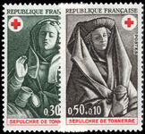 France 1973 Red Cross Fund. Tomb Figures unmounted mint.