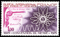 France 1975 Centenary of Metre Convention unmounted mint.