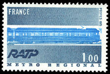 France 1975 Opening of Metro Regional Express Service unmounted mint.