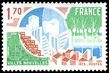France 1975 New Towns unmounted mint.