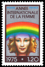 France 1975 International Women's Year unmounted mint.
