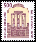 Germany 1987-96 500pf Cottbus State Theatre unmounted mint.