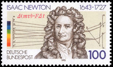 Germany 1993 Sir Isaac Newton unmounted mint.