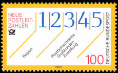 Germany 1993 Postcode System unmounted mint.