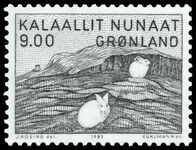 Greenland 1985 130th Birth Anniversary of Gerhard Kleist (artist) unmounted mint.