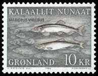Greenland 1986 Capelin unmounted mint.