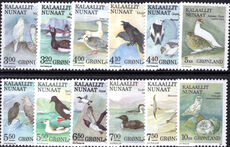 Greenland 1987-90 Birds unmounted mint.