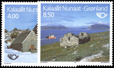 Greenland 1993 Nordic Countries' Postal Co-operation. Churches unmounted mint.