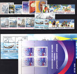 Greenland 2002 Year set incl souvenir sheets (NO self-adhesive or booklet panes unmounted mint.