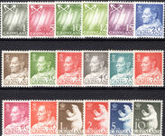 Greenland 1963-68 set lightly mounted mint.