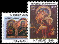 Honduras 1990 Christmas unmounted mint.