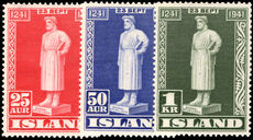 Iceland 1941 700th Death Anniversary of Snorri Sturluson unmounted mint.