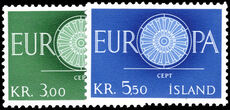 Iceland 1960 Europa unmounted mint.