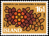 Iceland 1972 Centenary of Icelandic Municipal Laws unmounted mint.