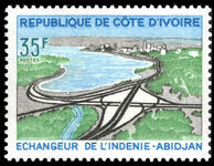 Ivory Coast 1973 Motorway Projects unmounted mint.