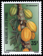 Ivory Coast 1975 Cocoa Tree unmounted mint.
