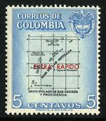 Colombia 1957 Extra Rapido unmounted mint.