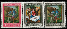 Colombia 1962 St Isidro Labrador set unmounted mint.