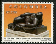 Colombia 2001 Reclining Woman unmounted mint.
