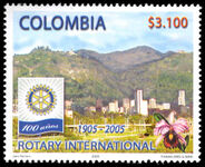 Colombia 2005 Centenary of Rotary International unmounted mint.