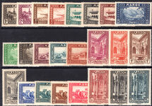 French Morocco 1933-34 set mostly unmounted mint.