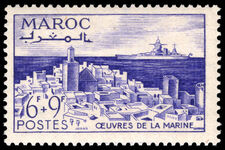French Morocco 1948 Naval Charities unmounted mint.