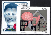 Mexico 1988 Birth Centenary of Ramon Lopez Verlarde unmounted mint.