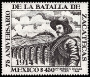 Mexico 1989 75th Anniversary of Battle of Zacatecas unmounted mint.