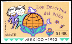 Mexico 1992 Children's Rights unmounted mint.