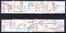 Mexico 1992 Olympic Games Barcelona (4th issue) unmounted mint.