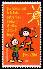 Mexico 2000 International Anti-drugs Day unmounted mint.