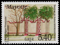 Mayotte 2000 Sultan Andriantsoulis Tomb unmounted mint.