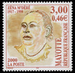 Mayotte 2000 Zena M'Dere unmounted mint.