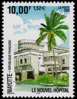 Mayotte 2000 New Hospital unmounted mint.