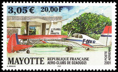 Mayotte 2001 Dzaoudi Flying Club unmounted mint.