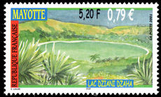 Mayotte 2001 Dziani Dzaha Lake unmounted mint.