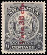 Nicaragua 1906-08 35c on 6c slate lightly mounted mint.