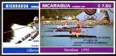 Nicaragua 1992 Unissued Winter Olympic souvenir sheet set unmounted mint.
