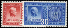 Norway 1942 Inauguration of European Postal Union unmounted mint.