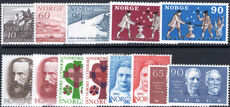 Norway 1968 Commemorative Year set unmounted mint.