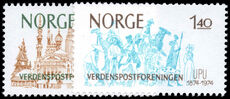 Norway 1974 Centenary of Universal Postal Union unmounted mint.