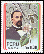 Peru 1992 Death Centenary of Jose Antonio Raimondi unmounted mint.